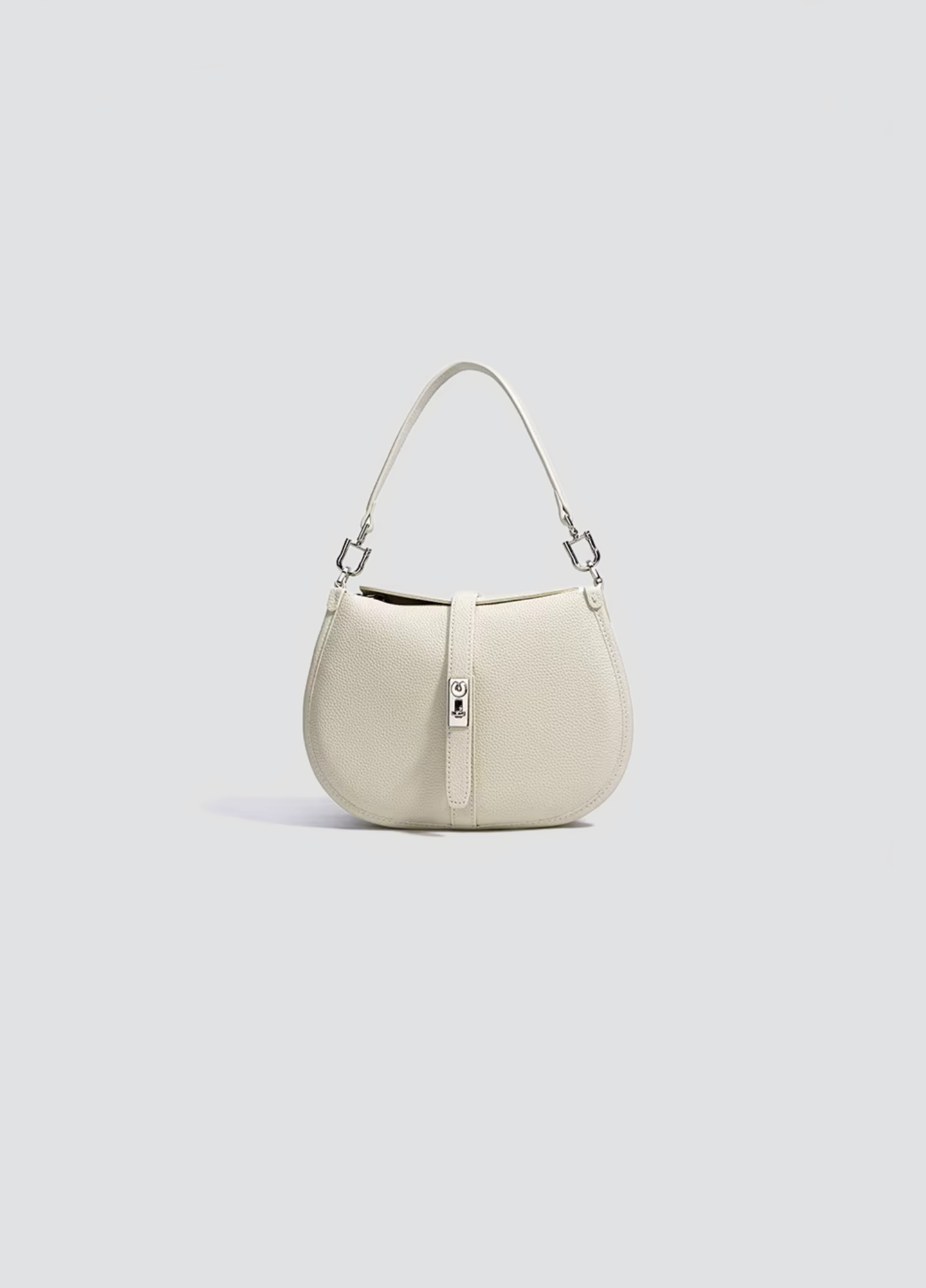 Glory Flap-Over Handbag In Pebbled Leather
