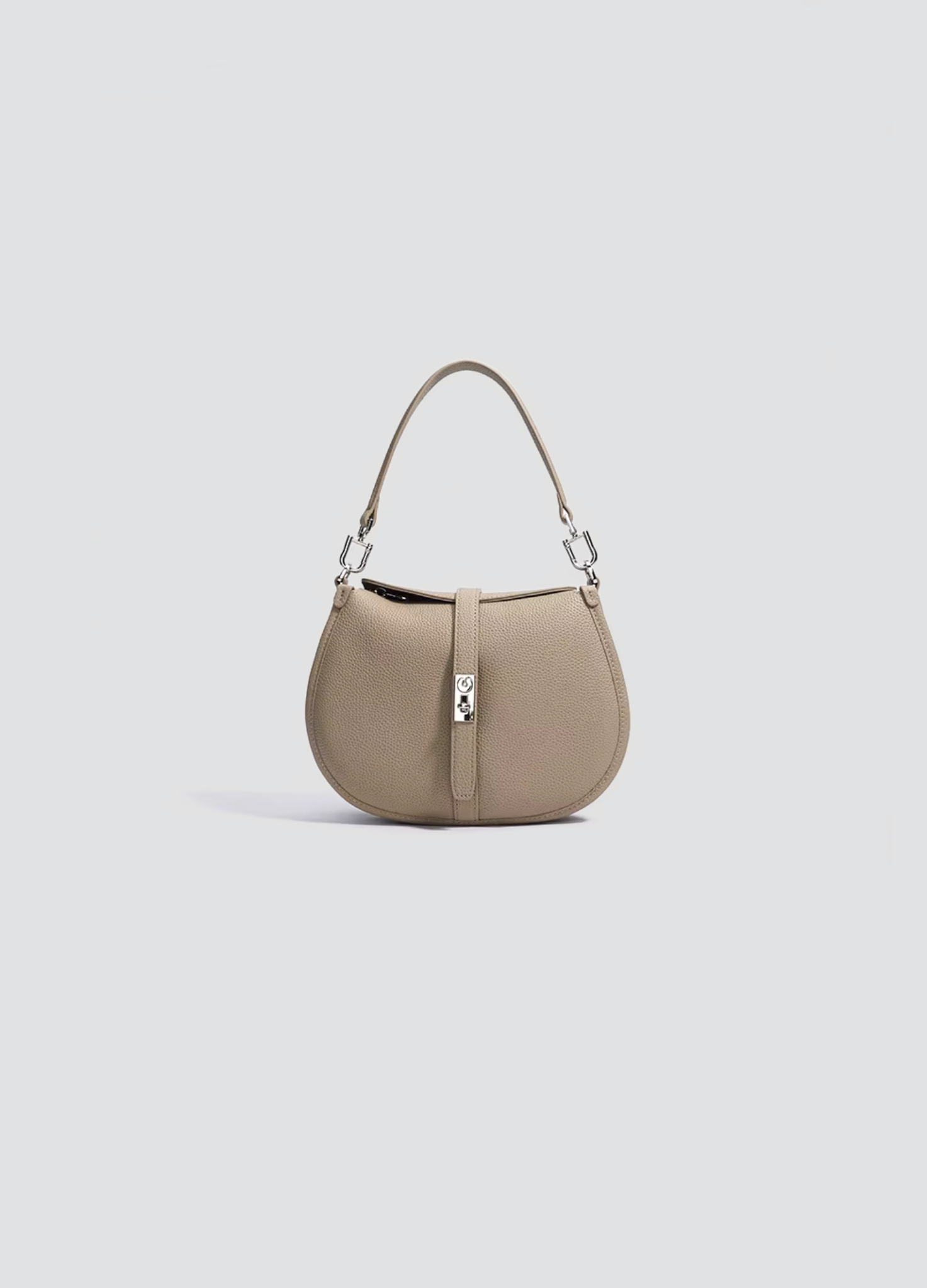 Glory Flap-Over Handbag In Pebbled Leather