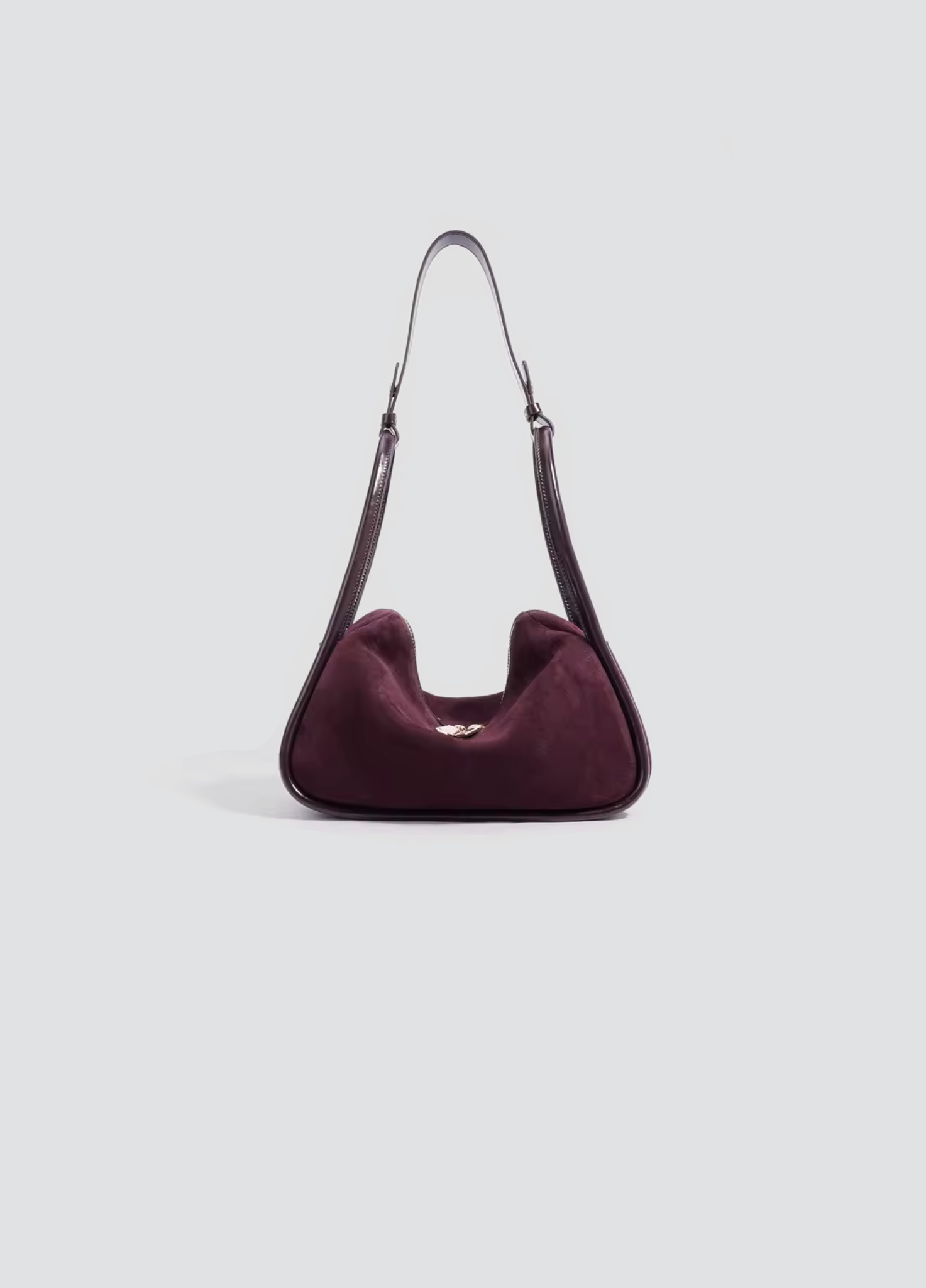 Glory Suede Handbag In Suede Leather