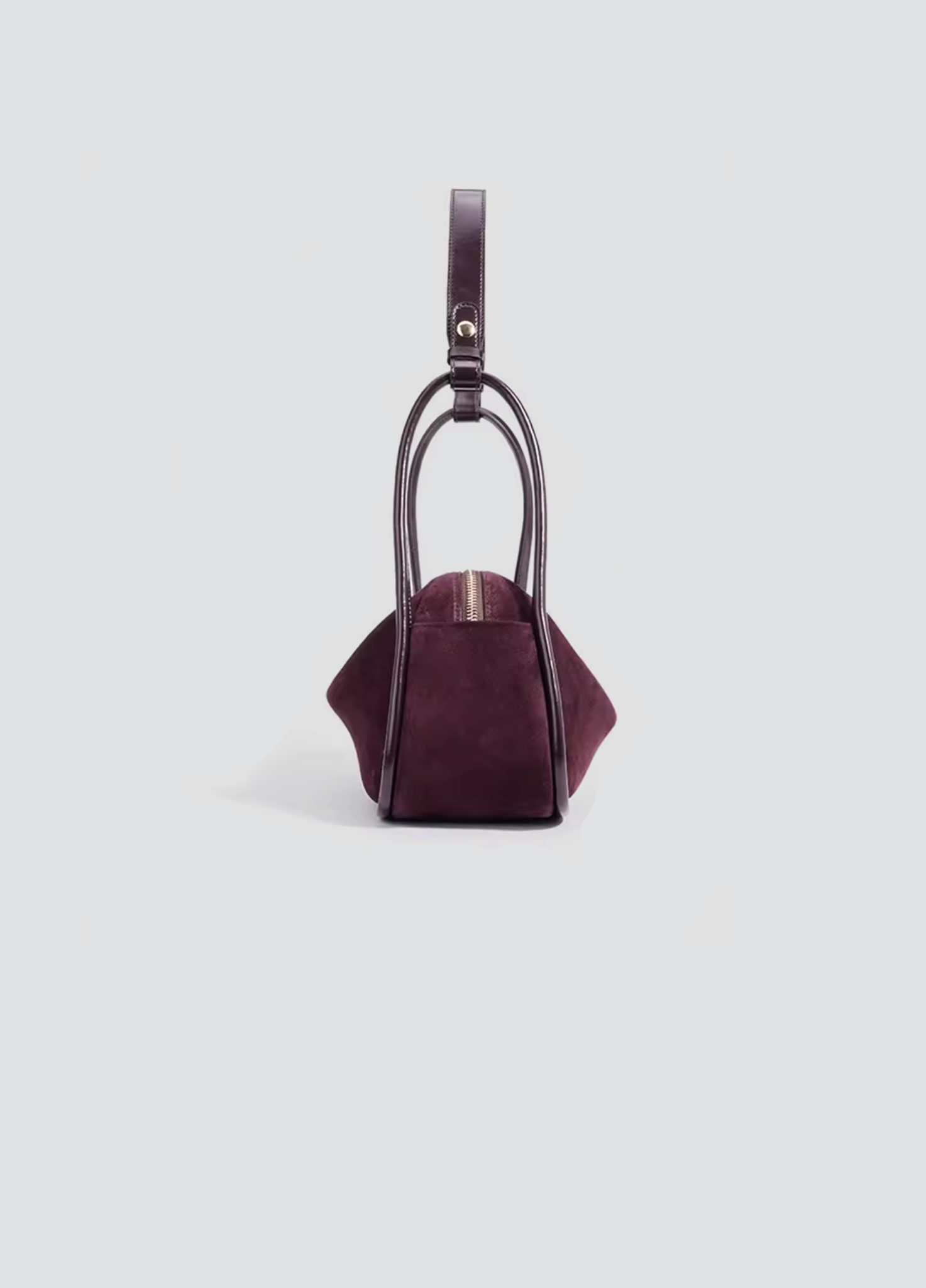 Glory Suede Handbag In Suede Leather