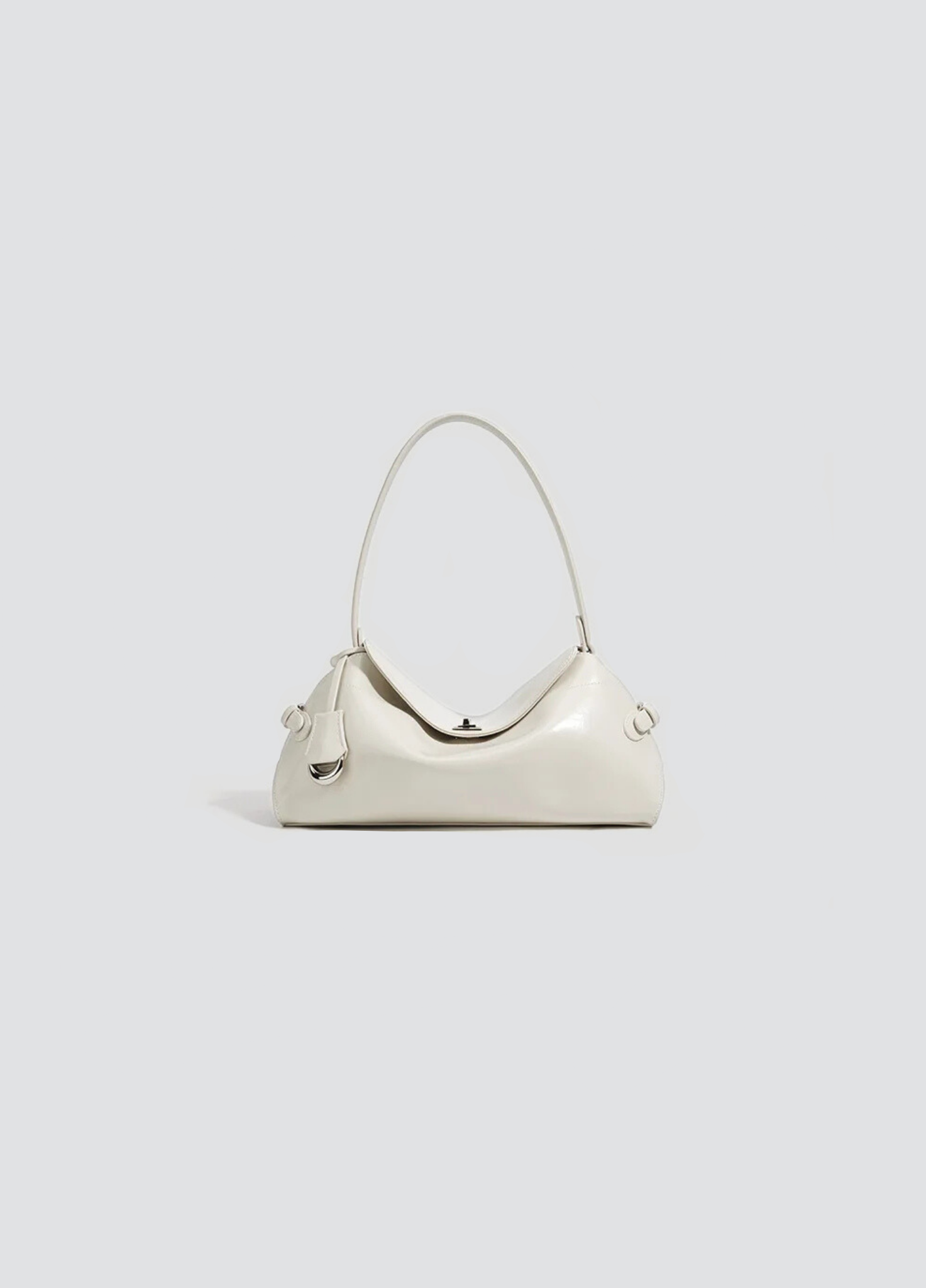 Glory Gator Shoulder Bag In Polished Leather